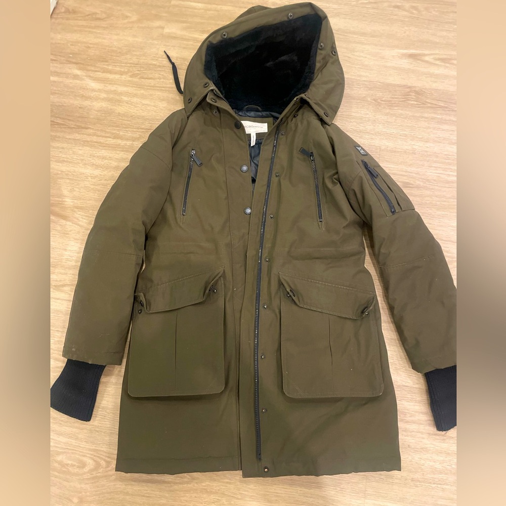 BCBG dark green/brown winter jacket.